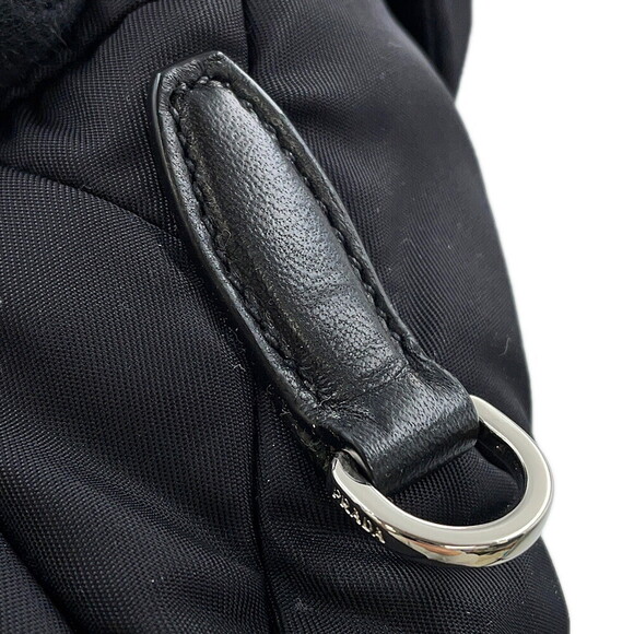Prada Quilted Backpack Rucksack Daypack Bag Black main image 10